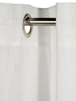 Ösenschal, Weiss -Einrichtungsgegenstände Geschäft Madox Gardine Oesenschal Weiss 140x245 lup1