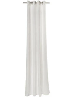 Ösenschal, Weiss -Einrichtungsgegenstände Geschäft Madox Gardine Oesenschal Weiss 140x245 pla1