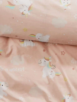 Kinderbettwäsche, Rose -Einrichtungsgegenstände Geschäft MagicalDreams Bettwaesche rosa Rose 135x200 lup