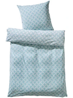 Satin-Bettwäsche, Altmint 4 Satin-Bettwäsche, Altmint -Einrichtungsgegenstände Geschäft Malanda Bettwaesche Blau Altmint 135x200 pla