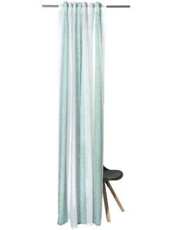 Vorhang Mit Gardinenband, Altmint 4 Vorhang Mit Gardinenband, Altmint -Einrichtungsgegenstände Geschäft Malena Gardine VerdeckteSchlaufe Gruen Altmint 140x245 pla2