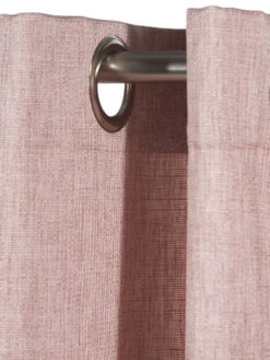 Ösenschal, Rose -Einrichtungsgegenstände Geschäft Malia Gardine Oesenschal Rosa Rose 140x245 lup1