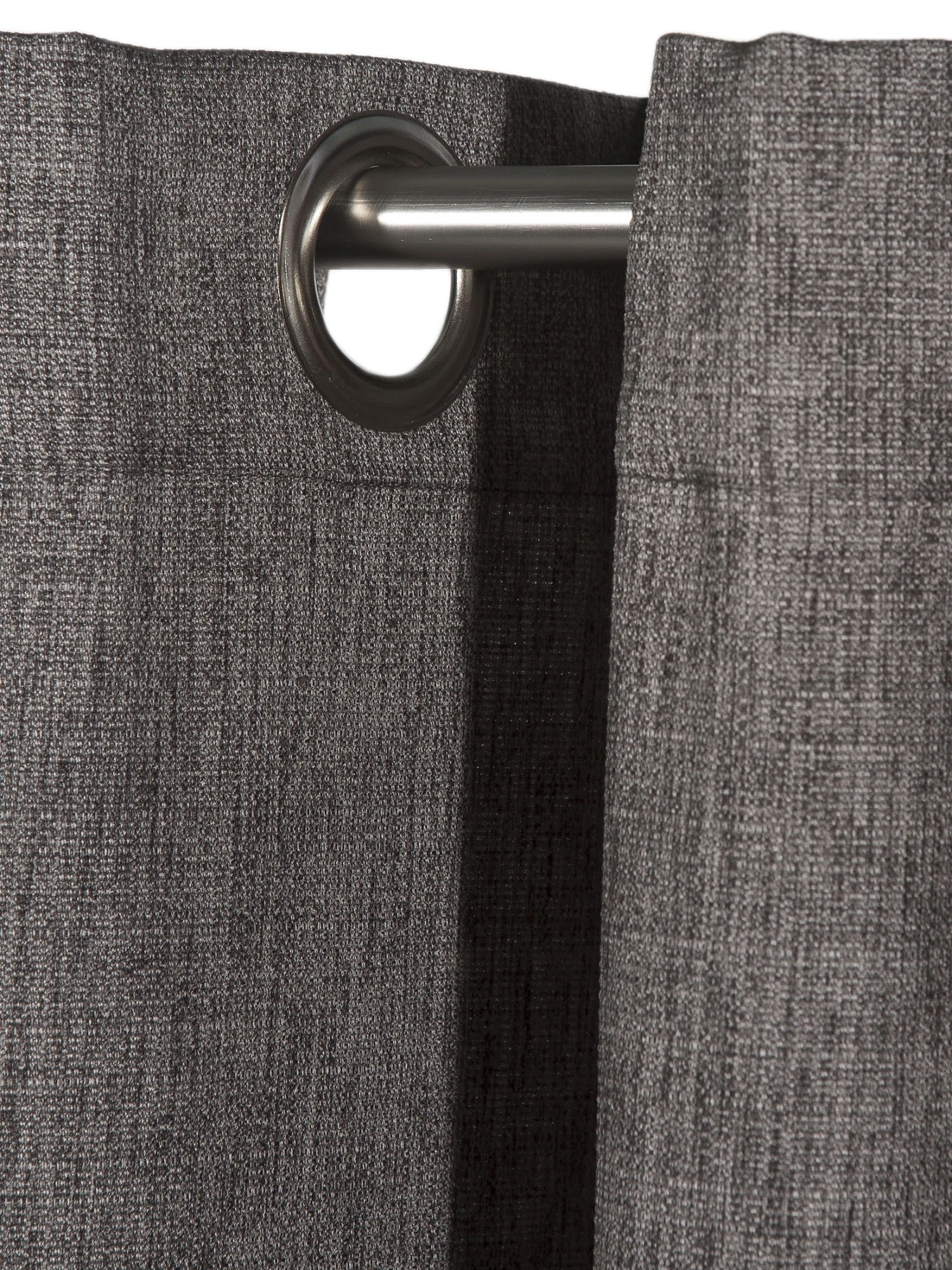 Ösenschal, Anthrazit Ösenschal, Anthrazit -Einrichtungsgegenstände Geschäft Malia Gardine Oesenschal Schwarz Anthrazit 140x245 lup1
