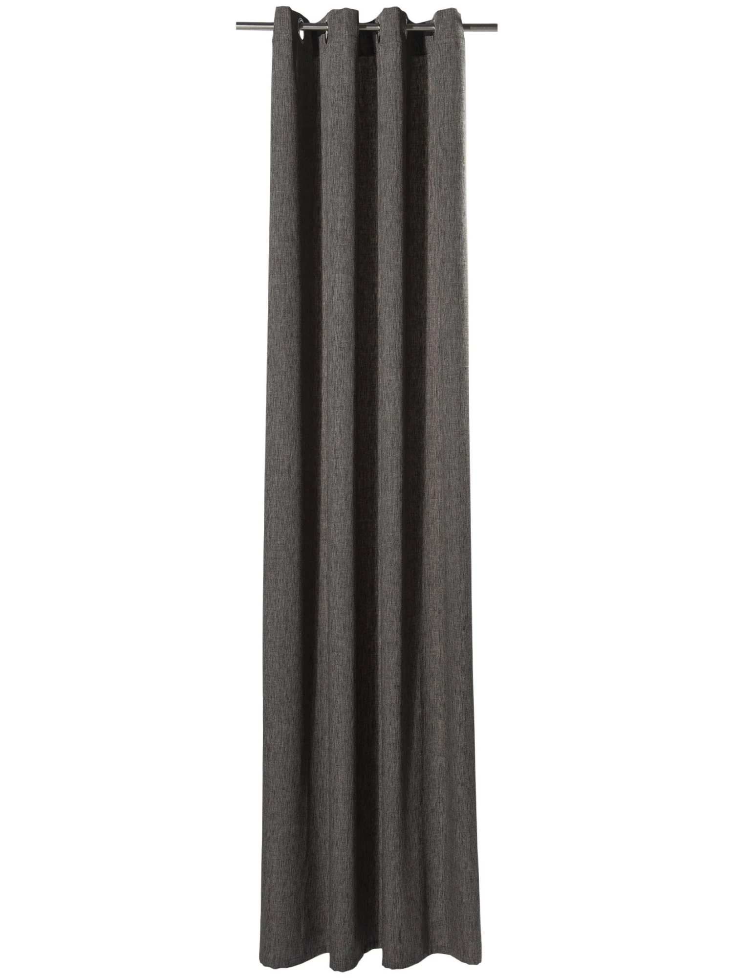 Ösenschal, Anthrazit Ösenschal, Anthrazit -Einrichtungsgegenstände Geschäft Malia Gardine Oesenschal Schwarz Anthrazit 140x245 pla1