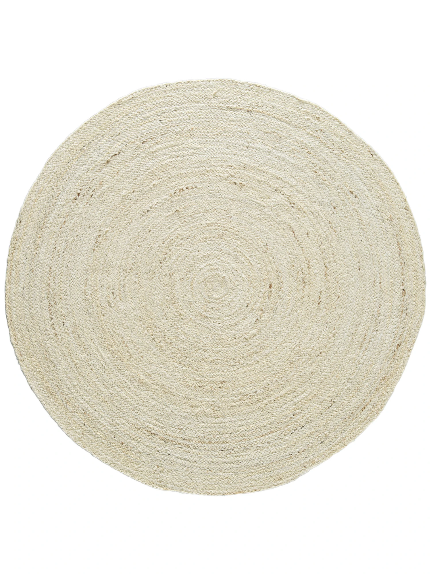 Jute-Teppich, Hellbeige Jute-Teppich, Hellbeige -Einrichtungsgegenstände Geschäft Manacor JuteTeppich Creme Hellbeige 150rund pla