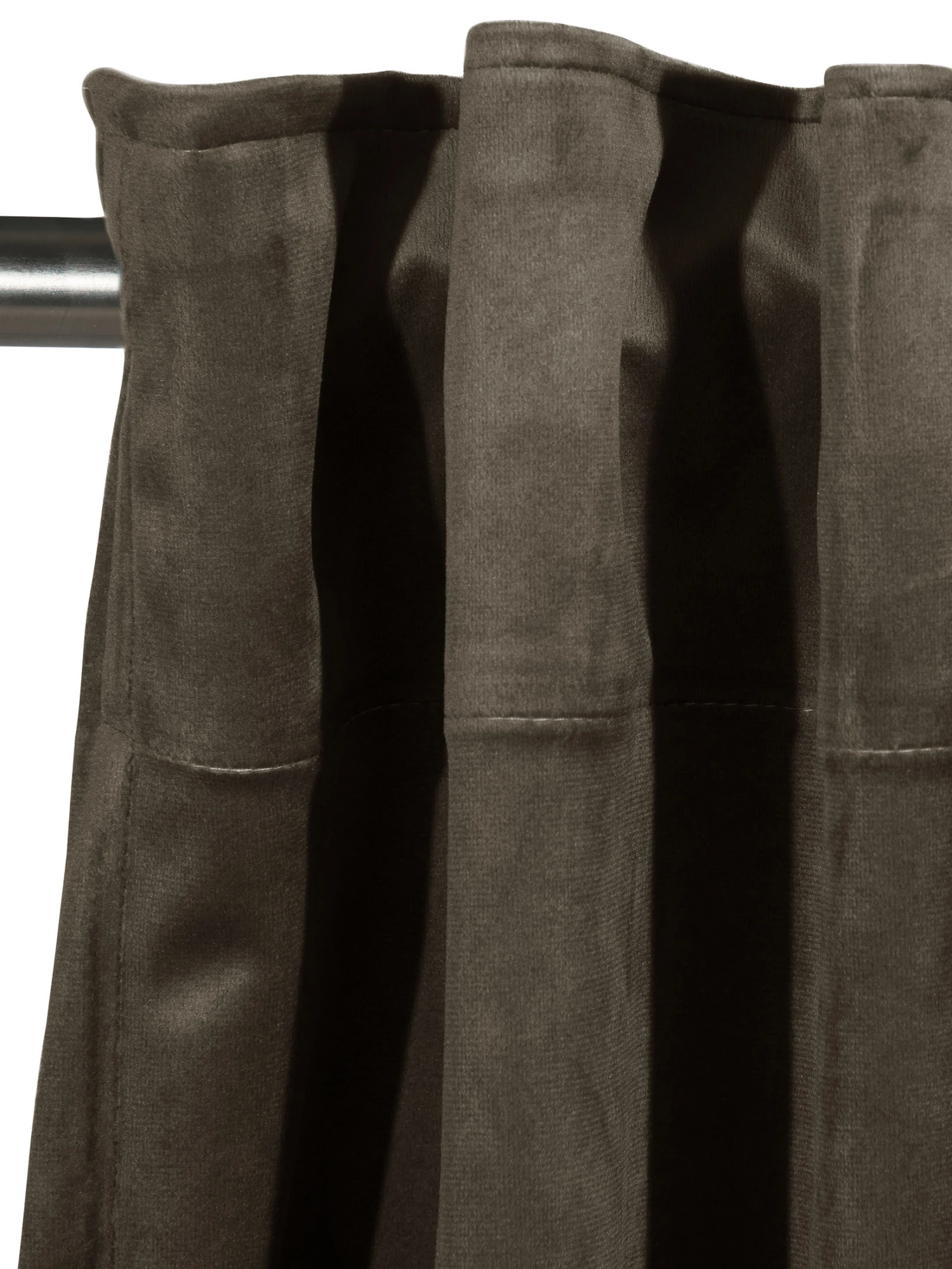 Vorhang mit Gardinenband, Taupe Vorhang Mit Gardinenband, Taupe -Einrichtungsgegenstände Geschäft Marilana Gardine verdeckteSchlaufe Grau Taupe 140x245 lup1