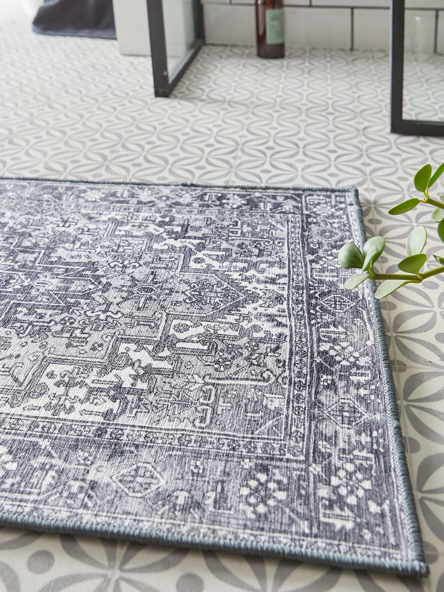 Vinyl-Rollenware, Grey Vinyl-Rollenware, Grey -Einrichtungsgegenstände Geschäft Microline CV Bodenbelag Grey 574 mil2