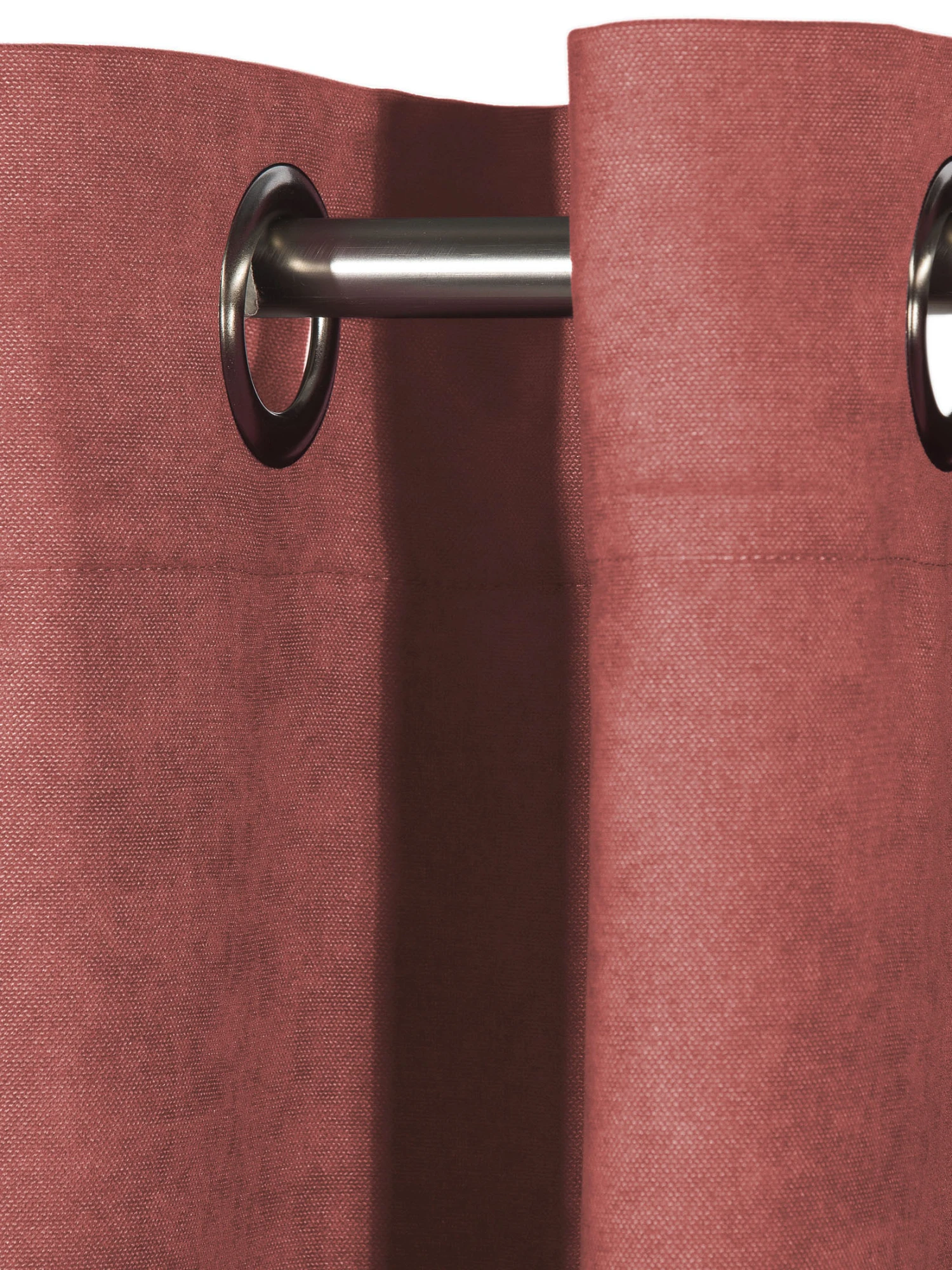 Ösenschal, Mediterranean Ösenschal, Mediterranean -Einrichtungsgegenstände Geschäft Milla Gardine Oesenschal Rosa Mediterran 140x245 lup1