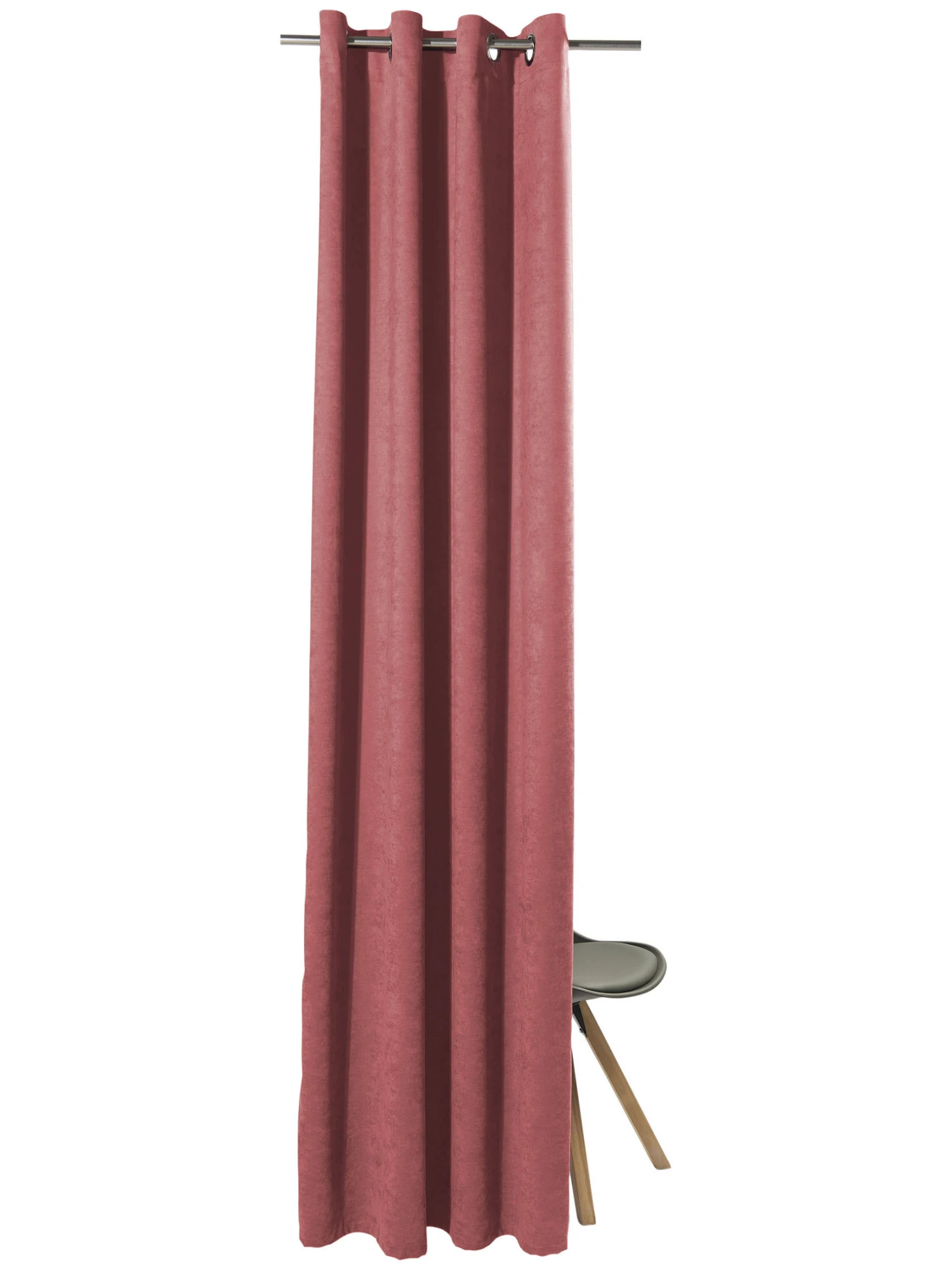 Ösenschal, Mediterranean Ösenschal, Mediterranean -Einrichtungsgegenstände Geschäft Milla Gardine Oesenschal Rosa Mediterran 140x245 pla2