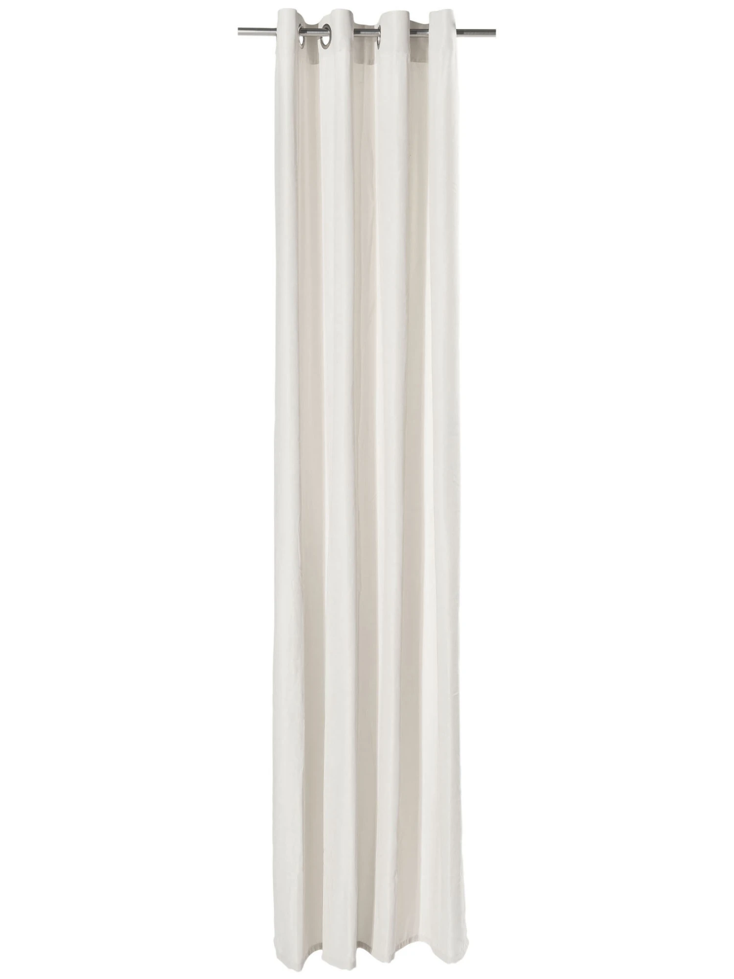 Ösenschal, Offwhite Ösenschal, Offwhite -Einrichtungsgegenstände Geschäft Milla Gardine Oesenschal creme Offwhite 140x245 pla1