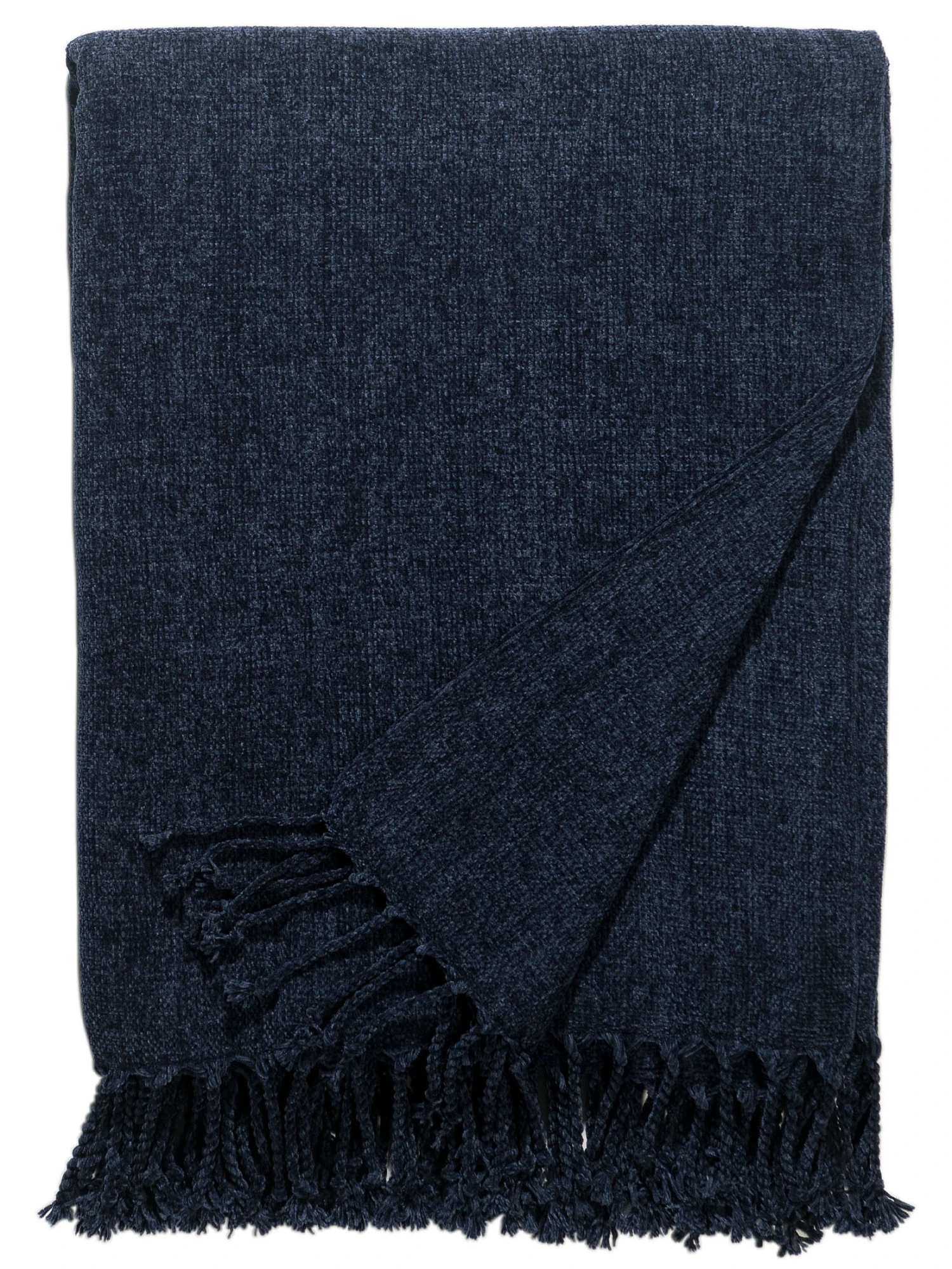 Decke, Navy Decke, Navy -Einrichtungsgegenstände Geschäft Mirasol Decke Dunkelblau Navy 150x200 pla