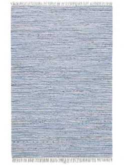 Fleckerl-Teppich, Blue Bay White 3 Fleckerl-Teppich, Blue Bay White -Einrichtungsgegenstände Geschäft Moelndal FleckerlTeppich Hellblau BlueBayWhite 120x180 pla