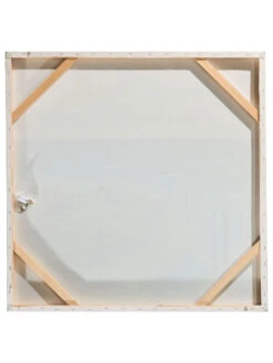 Leinwand-handgemalt, Hellblau -Einrichtungsgegenstände Geschäft MoewenamStrand Leinwandhandgemalt Blau Hellblau 80x80 ruk1