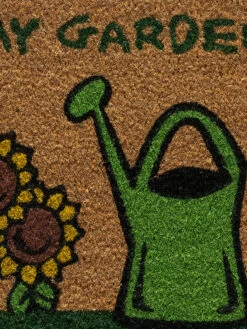 Fußmatte, Sunflower -Einrichtungsgegenstände Geschäft MyGarden Fussmatte Gruen Sunflower 40x60 lup