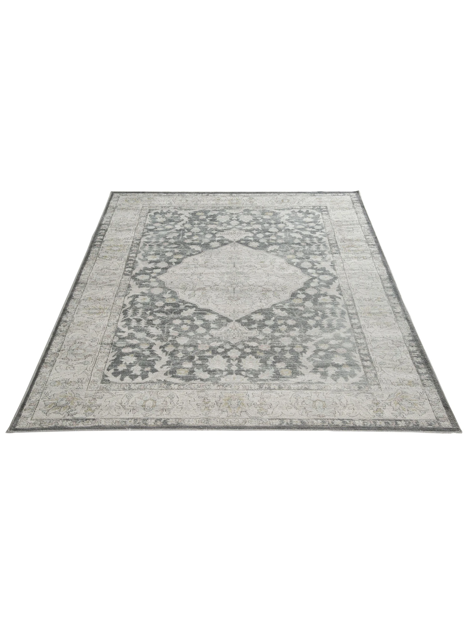 Vintage-Teppich, Grau/Rose Vintage-Teppich, Grau/Rose -Einrichtungsgegenstände Geschäft Nafar VintageTeppich Grau GrauRose 160x230 fper