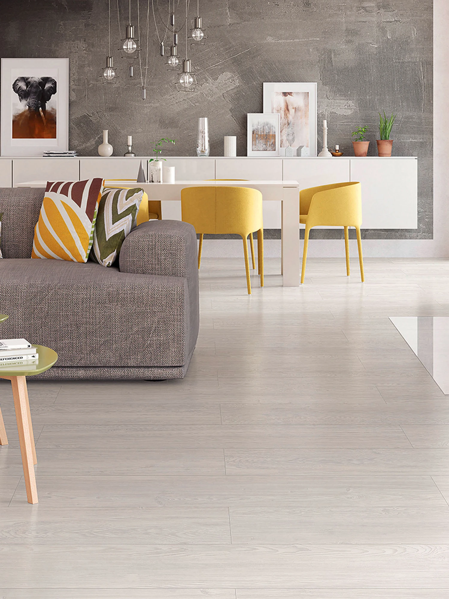 Klick-Laminat, White Pine 62355 Klick-Laminat, White Pine 62355 -Einrichtungsgegenstände Geschäft Natura Laminat WhitePine mil