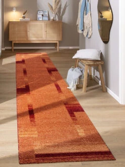 Moderner Teppich, Orange