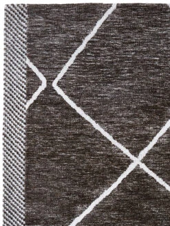 Moderner Teppich, Charcoal 4 Moderner Teppich, Charcoal -Einrichtungsgegenstände Geschäft Nikkala ModernerTeppich SchwarzWeiss Charcoal 170x240 lup