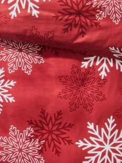 Flanell-Bettwäsche, Rot -Einrichtungsgegenstände Geschäft Norby Bettwaesche Rot 135x200 lup