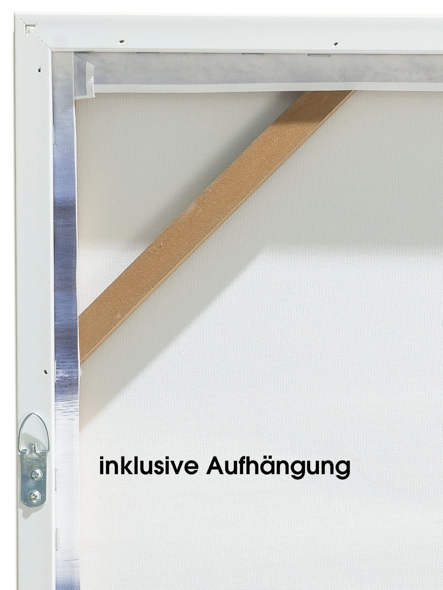 Leinwand-Druck-handbemalt, Blau Leinwand-Druck-handbemalt, Blau -Einrichtungsgegenstände Geschäft Orkan Druckgerahmt Beige Blau 50x70 ruk