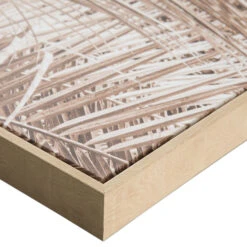 Leinwand-Druck-gerahmt, Beige -Einrichtungsgegenstände Geschäft Palmela Druckgerahmt Braun Beige 80x120 lup2