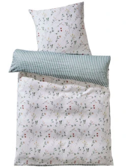 Satin-Bettwäsche, Grün -Einrichtungsgegenstände Geschäft Paluma Bettwaesche Gruen 135x200 pla