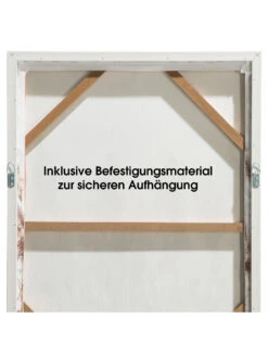 Leinwand-Druck-gerahmt, Dunkelbeige -Einrichtungsgegenstände Geschäft Parat Druckgerahmt Beige Dunkelbeige 52x72 ruk