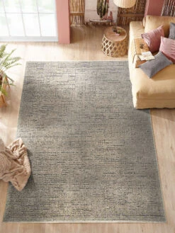 Moderner Teppich, Taupe