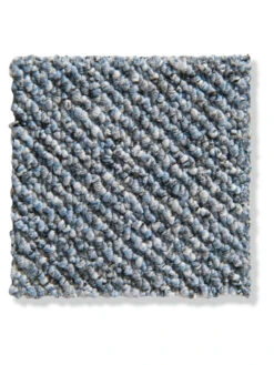 Schlingen-Teppichboden, Jeans 33 -Einrichtungsgegenstände Geschäft Pescara Schlingenteppichboden blau Jeans33 lup2