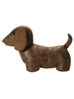 Figur, Braun 4 Figur, Braun -Einrichtungsgegenstände Geschäft Puppy Tuerstopper Braun 15x35x22 per2