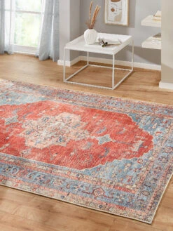 Vintage-Teppich, Rot