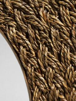 Spiegel, Natural -Einrichtungsgegenstände Geschäft Rondell Spiegel Hellbraun Natural 50rund lup