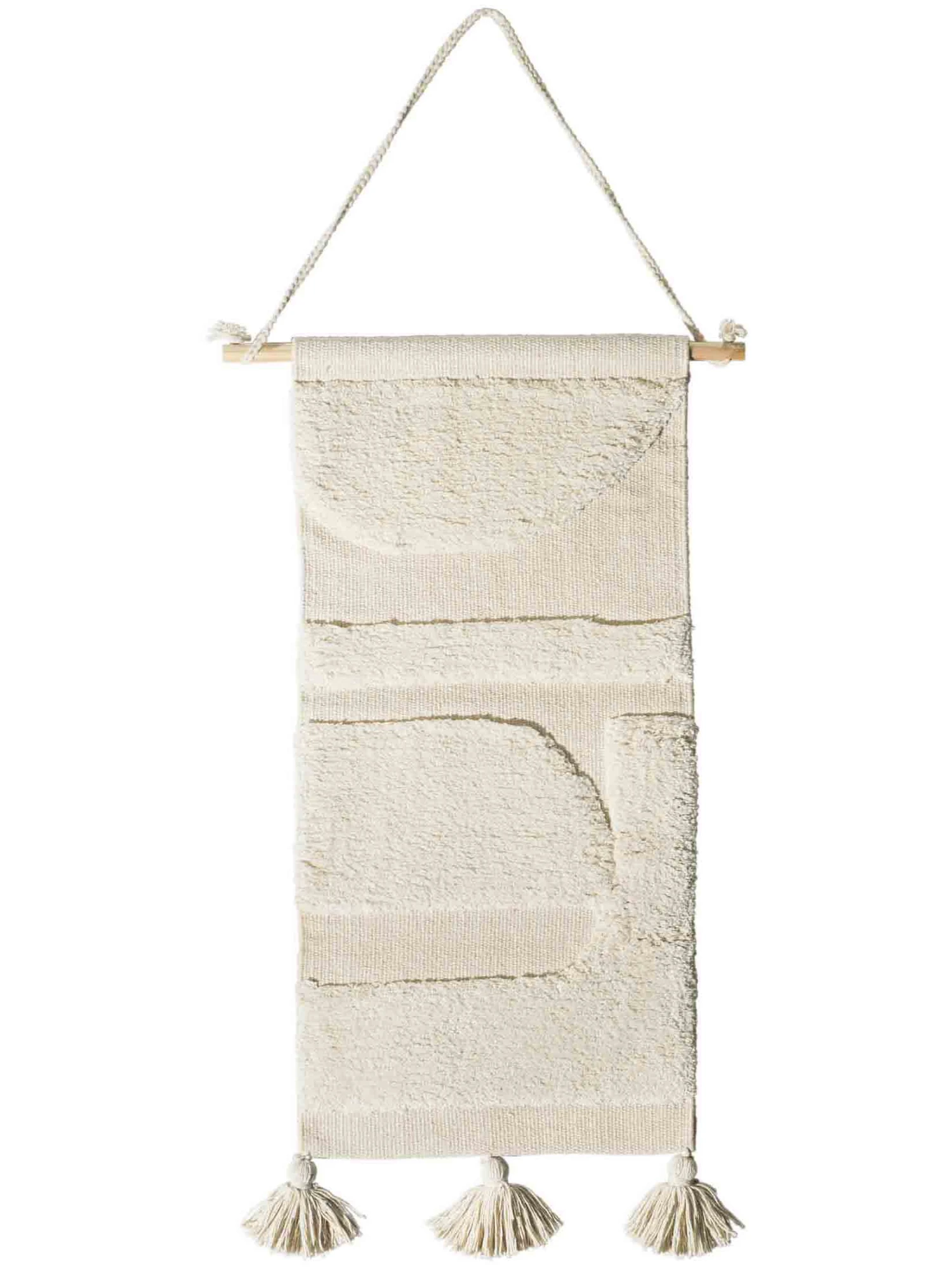 Wand-Teppich, Ivory Wand-Teppich, Ivory -Einrichtungsgegenstände Geschäft Rumo Wand Teppich Creme Ivory 40x70 pla