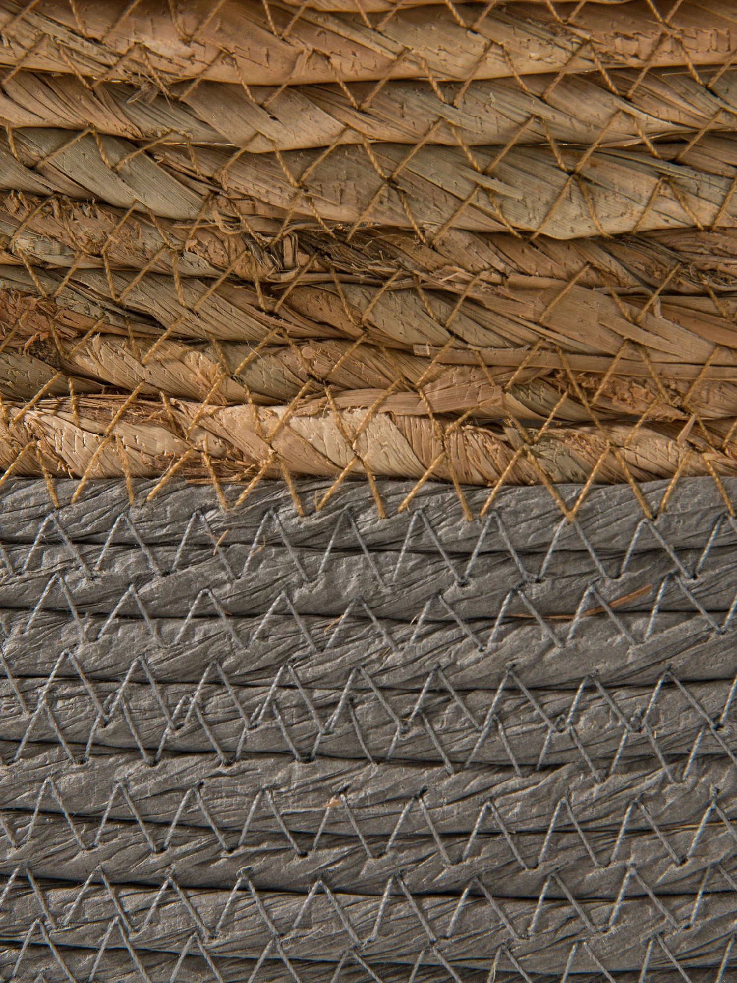 Korb, Grau/Natur Korb, Grau/Natur -Einrichtungsgegenstände Geschäft Rurop Korb Grau GrauNatur 30x30x22 lup3