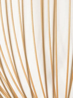 Hängeleuchte, Gold -Einrichtungsgegenstände Geschäft Sakata Pendelleuchte Gold 35x35x120 lup