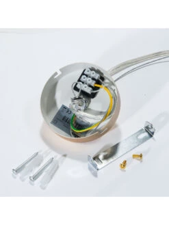 Hängeleuchte, Gold -Einrichtungsgegenstände Geschäft Sakata Pendelleuchte Gold 35x35x120 ruk