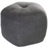 Pouf, Anthrazit -Einrichtungsgegenstände Geschäft Samson Pouf Grau Anthrazit 50x50 per