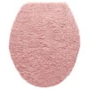 Deckel, Rosé -Einrichtungsgegenstände Geschäft Santana Badematte rosa Rose WC Deckel pla