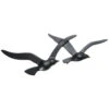 Wand-Objekt, Schwarz -Einrichtungsgegenstände Geschäft Seagull WandObjekt Schwarz Silber 13x35 per1