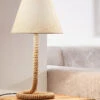 Tischleuchte, Natur -Einrichtungsgegenstände Geschäft Seil Tischleuchte Beige Natur 28x53 mil