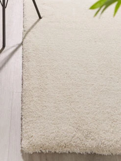 Hochflor-Teppich, Weiss 3 Hochflor-Teppich, Weiss -Einrichtungsgegenstände Geschäft Sensation UniTeppich weiss 160x230 spar