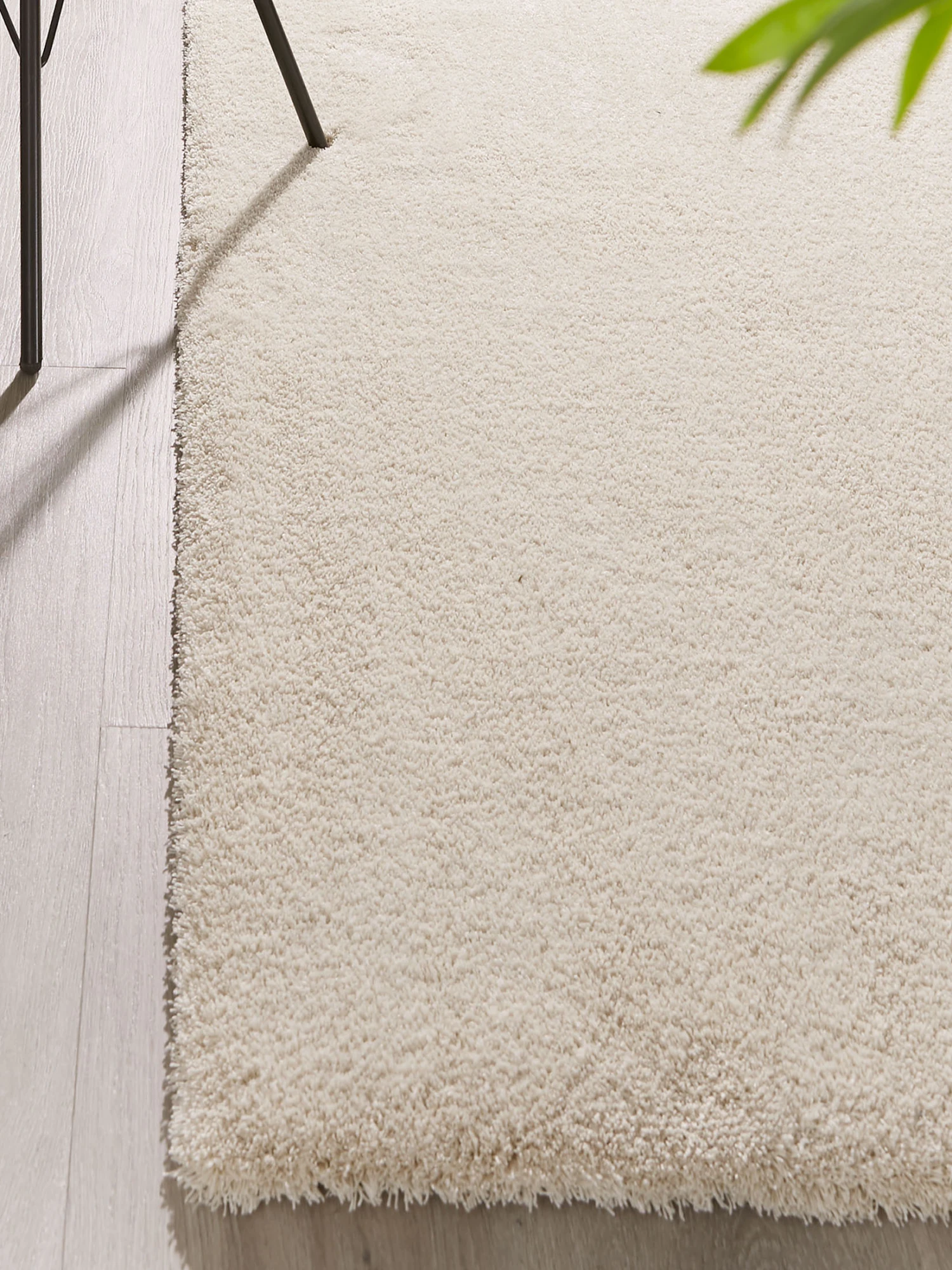 Hochflor-Teppich, Weiss Hochflor-Teppich, Weiss -Einrichtungsgegenstände Geschäft Sensation UniTeppich weiss 160x230 spar