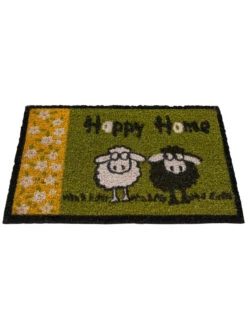 Fußmatte, Hellgrün -Einrichtungsgegenstände Geschäft Sheep Fussmatte gruen Hellgruen 40x60 fper