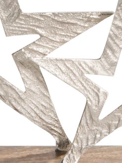 Aufsteller, Silber -Einrichtungsgegenstände Geschäft Silverstars Aufsteller Silber 8x28x202C3 lup