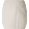 Vase, Weiss -Einrichtungsgegenstände Geschäft Sinya Vase Creme Weiss 13x13x172C9 per