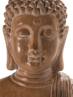 Figur, Hellbraun -Einrichtungsgegenstände Geschäft SittingBuddha Figur Braun Hellbraun 21x28x43 lup