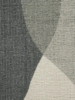 Flachgewebe-Teppich, Grau-Weiss -Einrichtungsgegenstände Geschäft Skelby FlachgewebeTeppich Grau GrauWeiss 90x160 lup