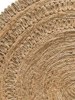 Jute-Teppich, Natural 7 Jute-Teppich, Natural -Einrichtungsgegenstände Geschäft Skyarp JuteTeppich Beige Natural 150rund lup