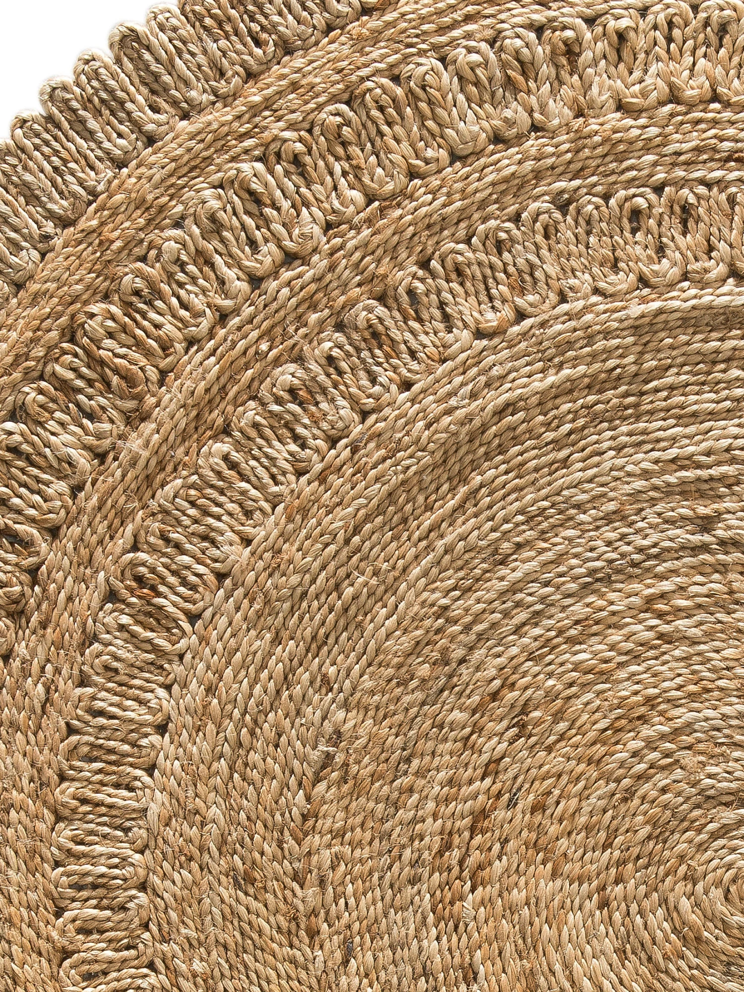 Jute-Teppich, Natural Jute-Teppich, Natural -Einrichtungsgegenstände Geschäft Skyarp JuteTeppich Beige Natural 150rund lup