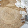 Jute-Teppich, Natural 2 Jute-Teppich, Natural -Einrichtungsgegenstände Geschäft Skyarp JuteTeppich Beige Natural 150rund mil2